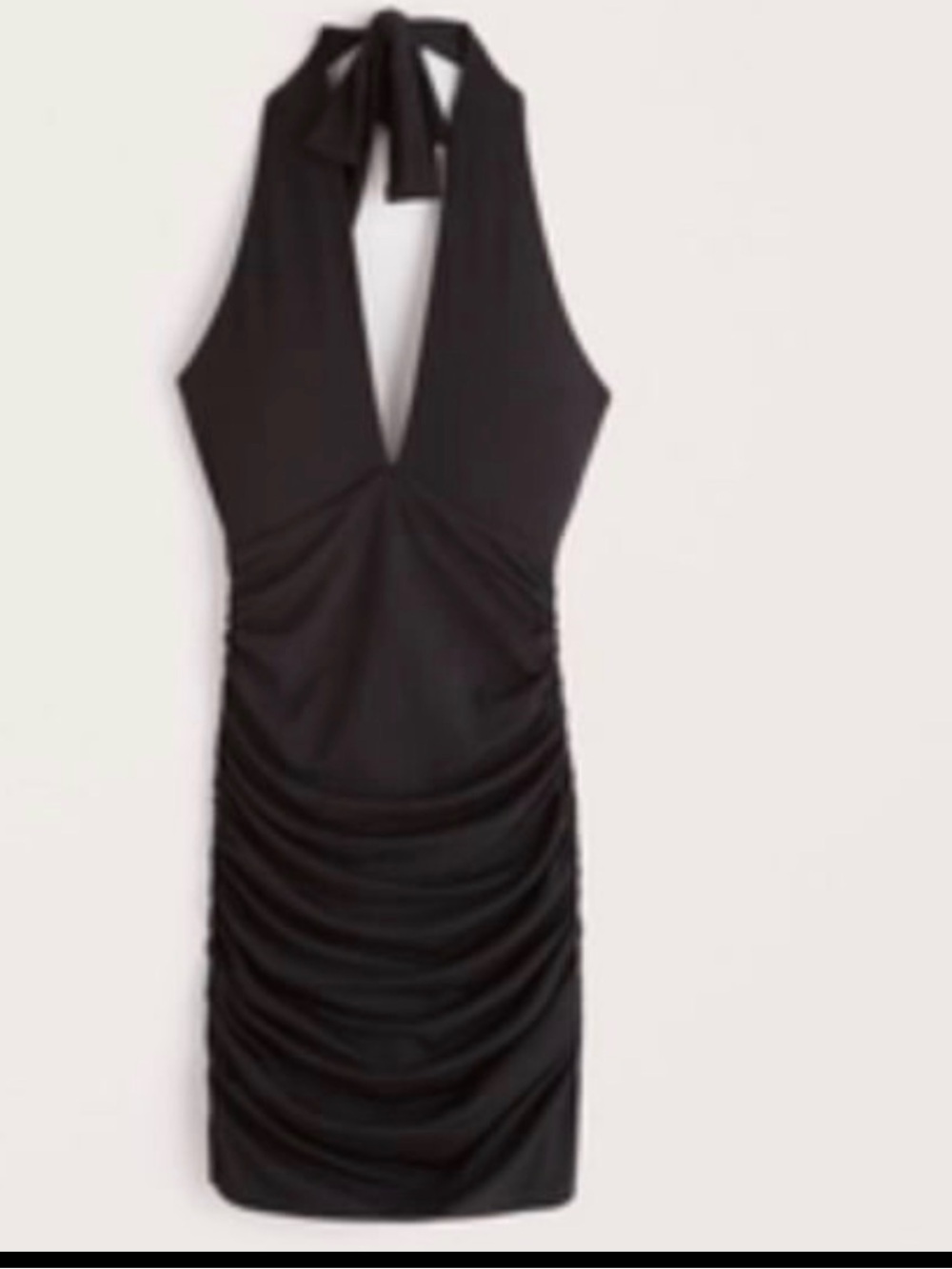 Abercrombie & fitch ruched halter neck mini dress size small
